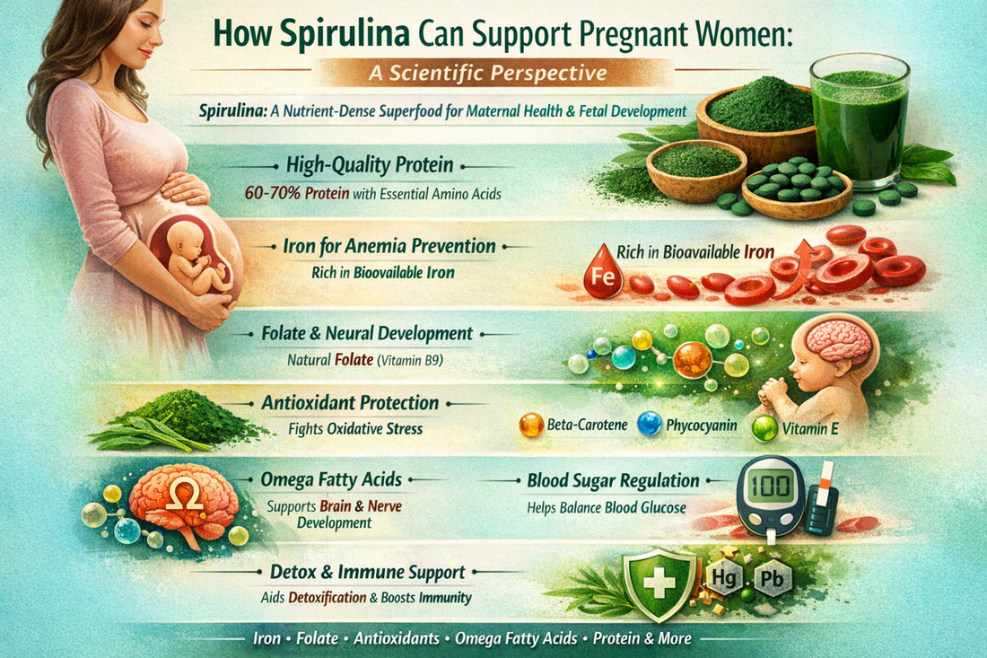 How Spirulina Can Support Pregnant Women: A Scientific Perspective