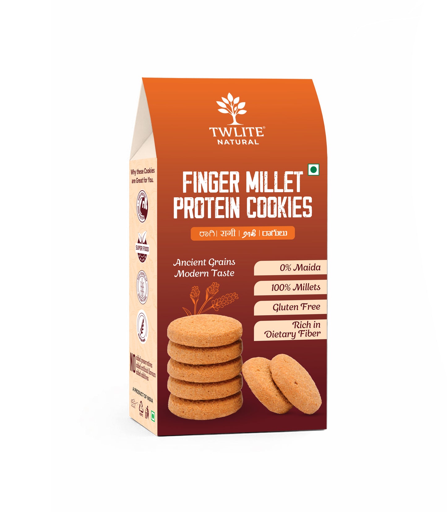 Finger millet protein cookies with coco butter | whey protein | Interesterified fat | Antioxidant-rich | Eggless millet cookies for kids and adults.