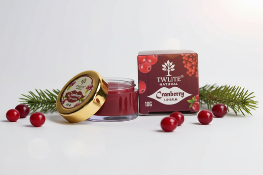 Cranberry Lip Balm for Women & Men (10g) | Enriched with Shea Butter for Soft & Bright Lips | Moisturizer Lip Balm for Chapped, Dry & Pigmented Lips