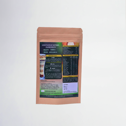 Millet Nutritious Mix | Certified By CFTRI | Superfood Mix of Millets, Cereals, Pulses, Nuts & Spices | Plant-based protein | Organic,  Low GI, High protein & Antioxidant-rich millet and pulse blend |  No Added Sugars | Vegan | Porridge Mix