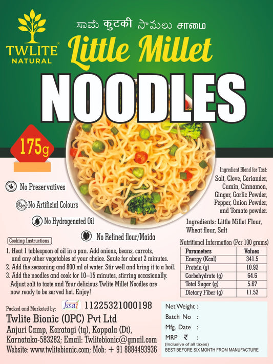 Little Millet Noodles | No Maida | No Preservatives | No Hydrogenated Oil