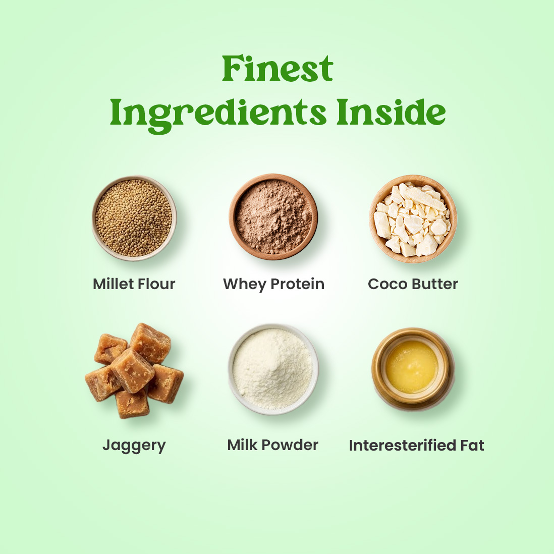 Foxtail millet protein cookies with coco butter | whey protein | Interesterified fat | Antioxidant-rich | Eggless millet cookies for kids and adults.